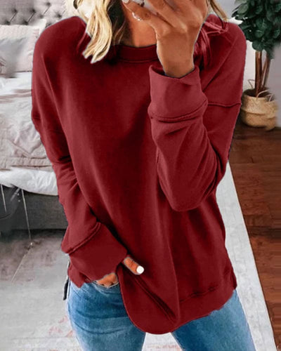 Sudadera clásica de mujer: suave y cómoda.