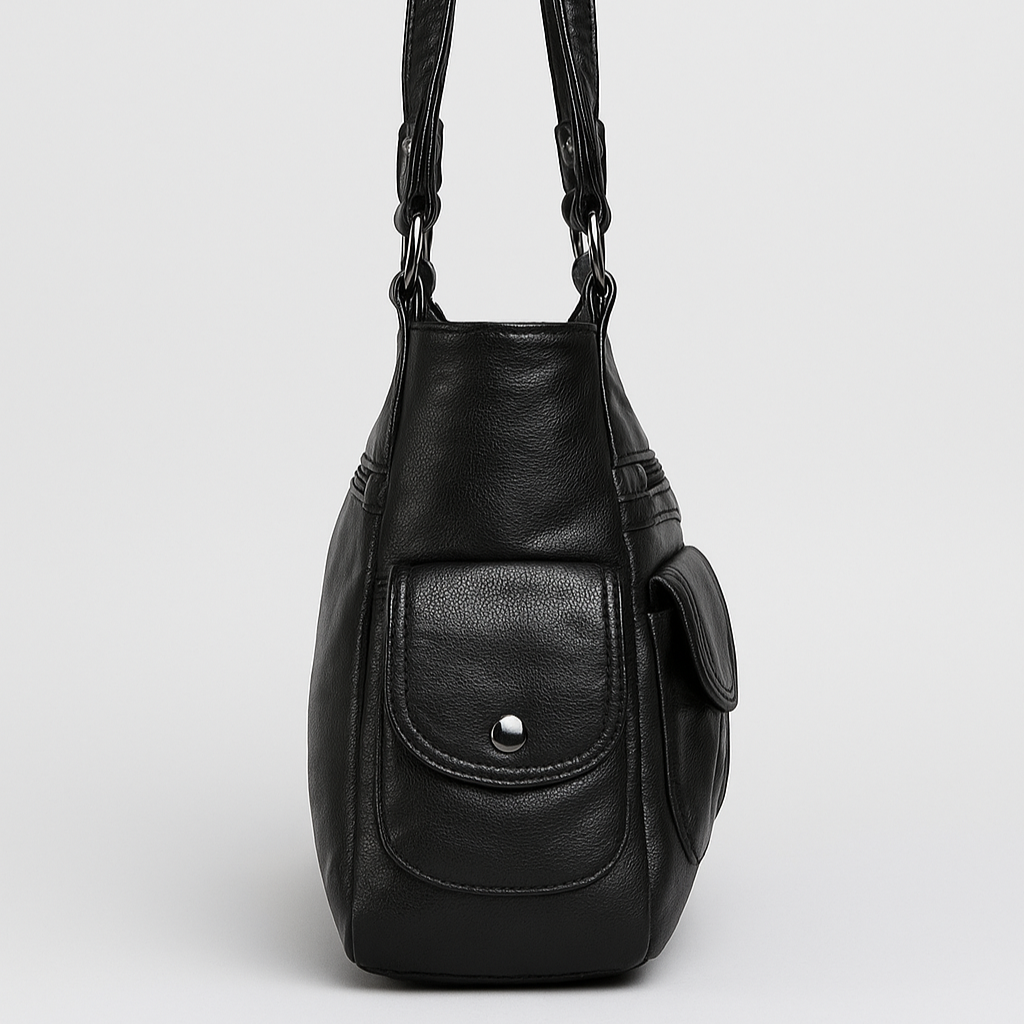 Sac à bandoulière pour femme - Élégant sac fourre-tout en similicuir