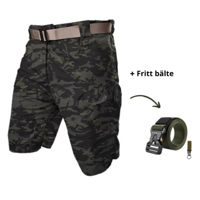 Alex - Shorts multibolsillos + cinturón gratis