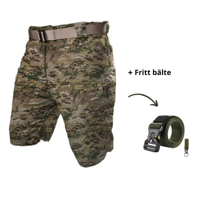 Alex - Shorts multibolsillos + cinturón gratis