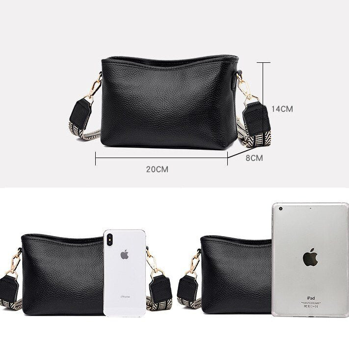 Small Women's Bag de femme avec une grande bandoulière de guitare