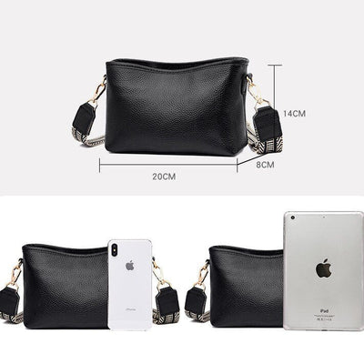 Small Women's Bag de femme avec une grande bandoulière de guitare