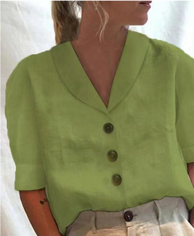 Lily - Top avec col et boutons