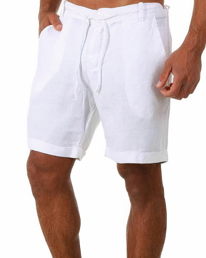 Pantaloncini da uomo in lino - Lunari