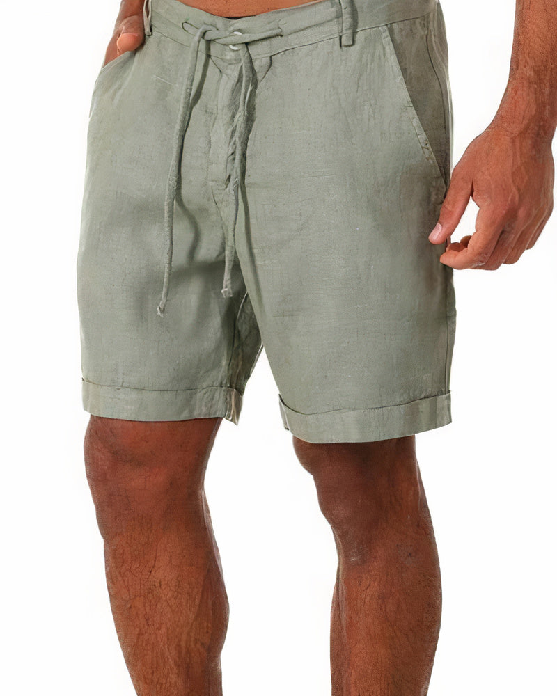 Pantaloncini da uomo in lino - Lunari