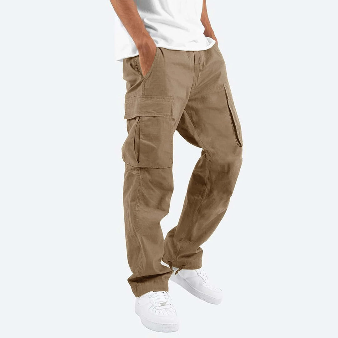 Pantalones cargo cómodos de un solo largo para hombre | Perfectos para todas las estaciones