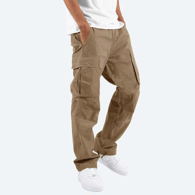 Pantalones cargo cómodos de un solo largo para hombre | Perfectos para todas las estaciones
