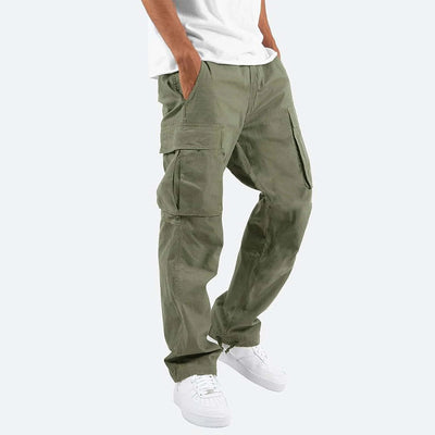 Pantalones cargo cómodos de un solo largo para hombre | Perfectos para todas las estaciones