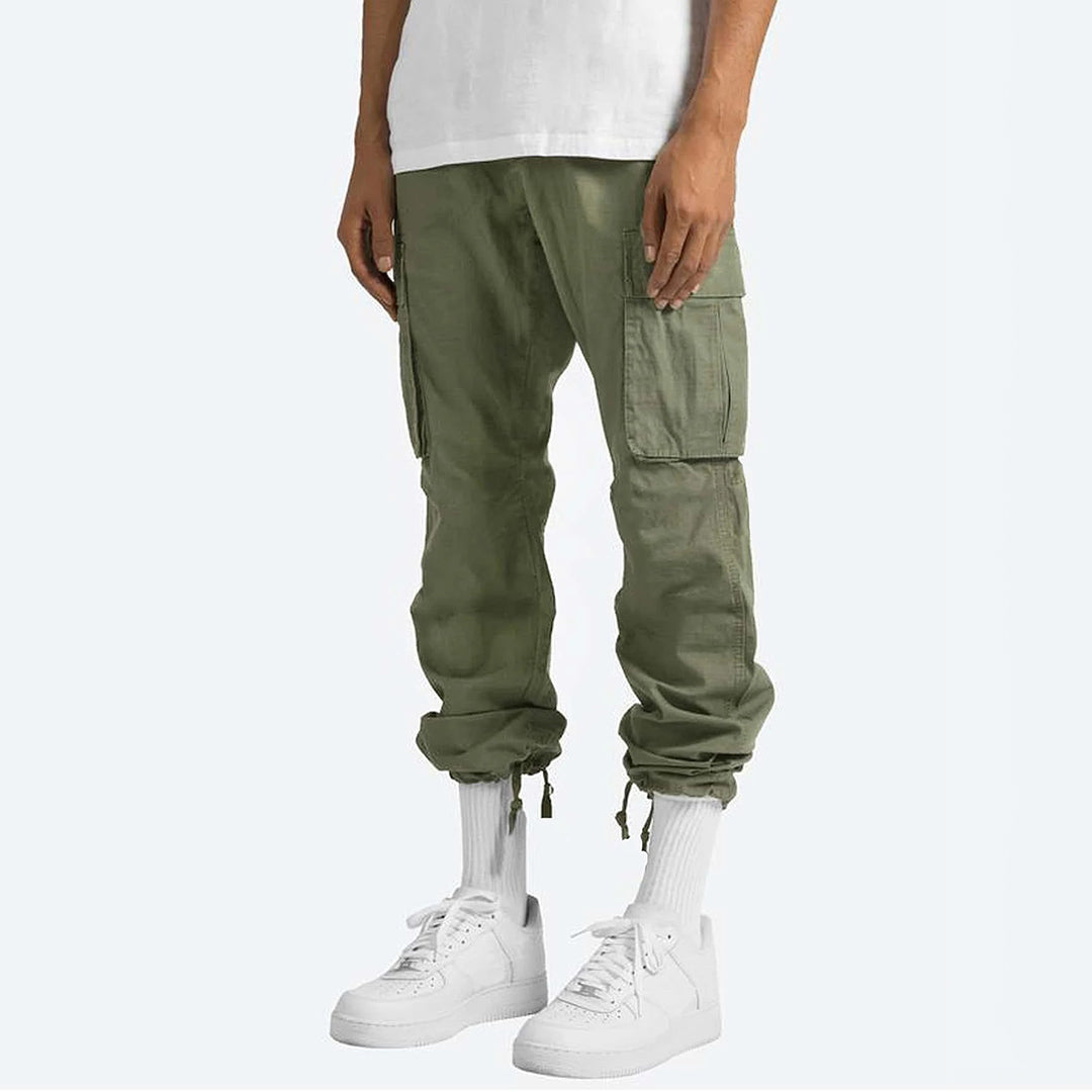 Pantalones cargo cómodos de un solo largo para hombre | Perfectos para todas las estaciones