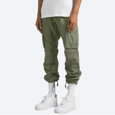 Pantalones cargo cómodos de un solo largo para hombre | Perfectos para todas las estaciones