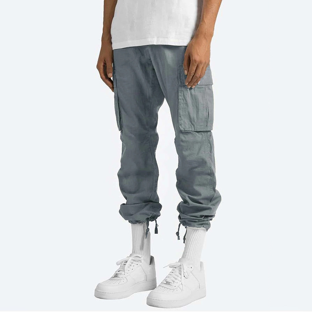 Pantalones cargo cómodos de un solo largo para hombre | Perfectos para todas las estaciones