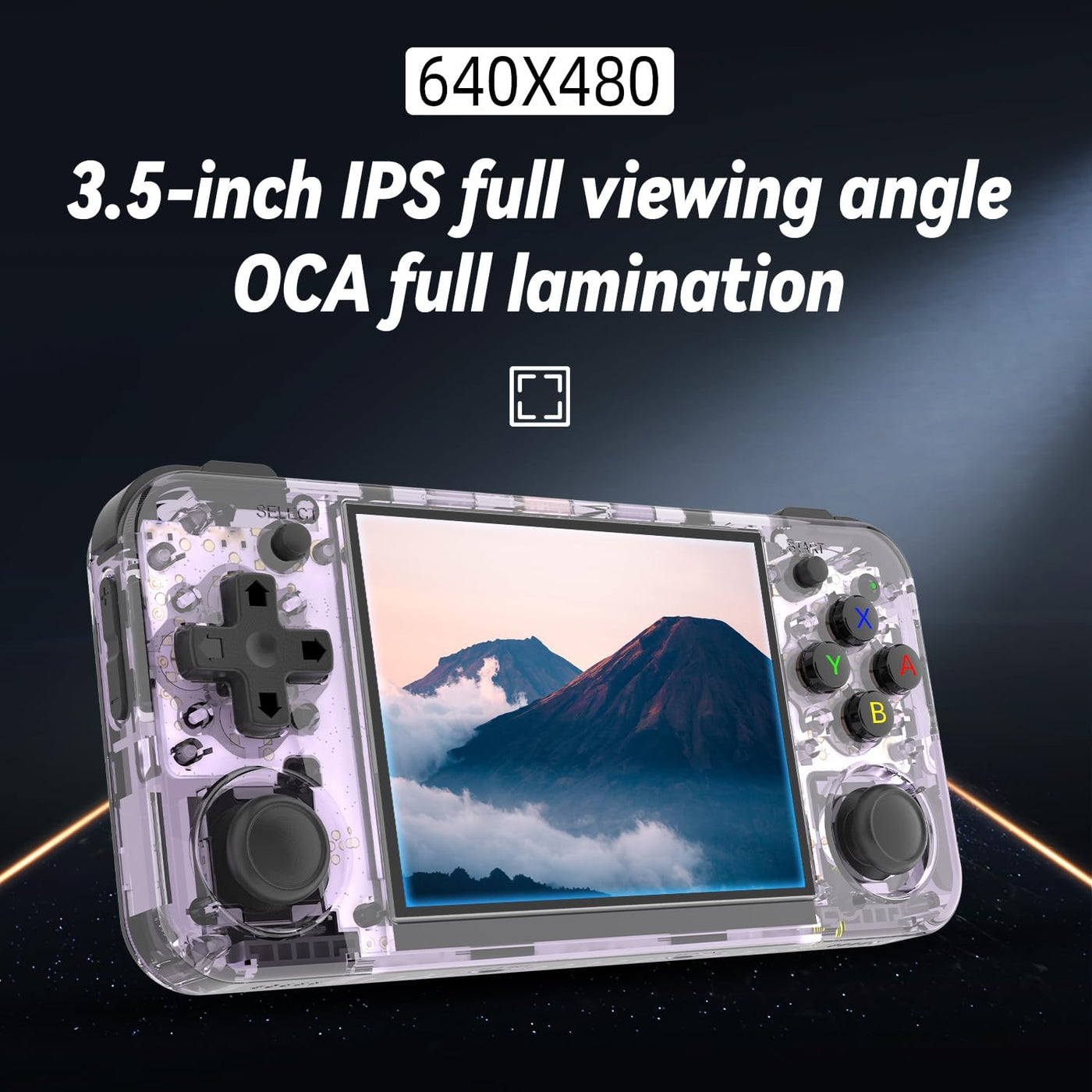 Console portable rétro - Écran IPS 3,5", système d'exploitation Linux