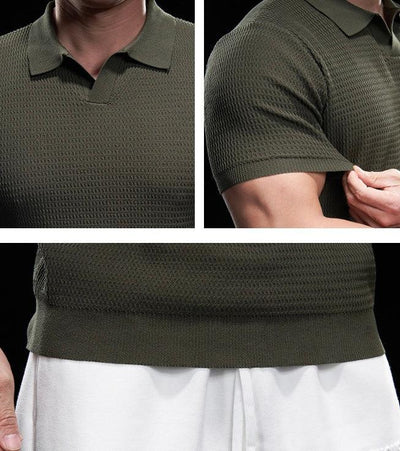 Riccardo - Polo homme élégant en maille