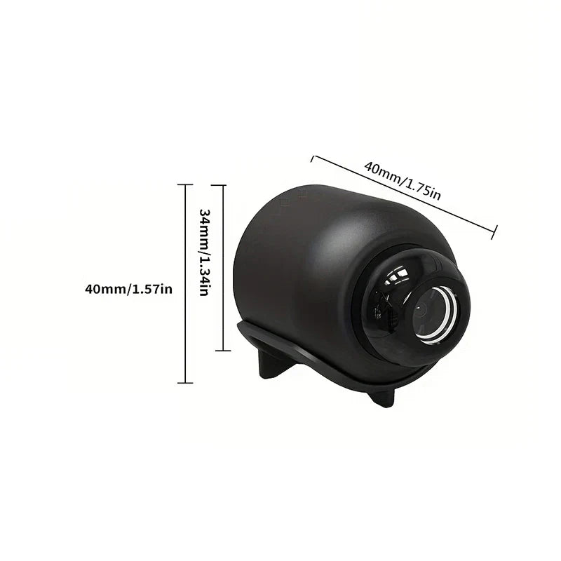 Mini telecamera di sicurezza con wifi - 1080P HD con visione notturna e rilevamento del movimento