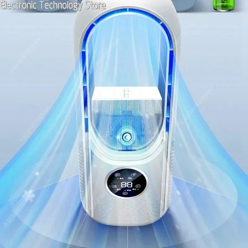 Purificador de aire y ventilador sin rotor CoolMist 3 en 1: silencioso, con UV e ionizador