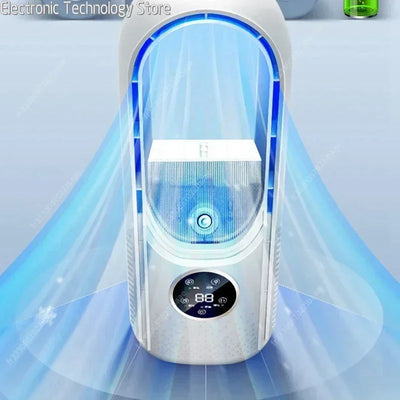 Purificador de aire y ventilador sin rotor CoolMist 3 en 1: silencioso, con UV e ionizador