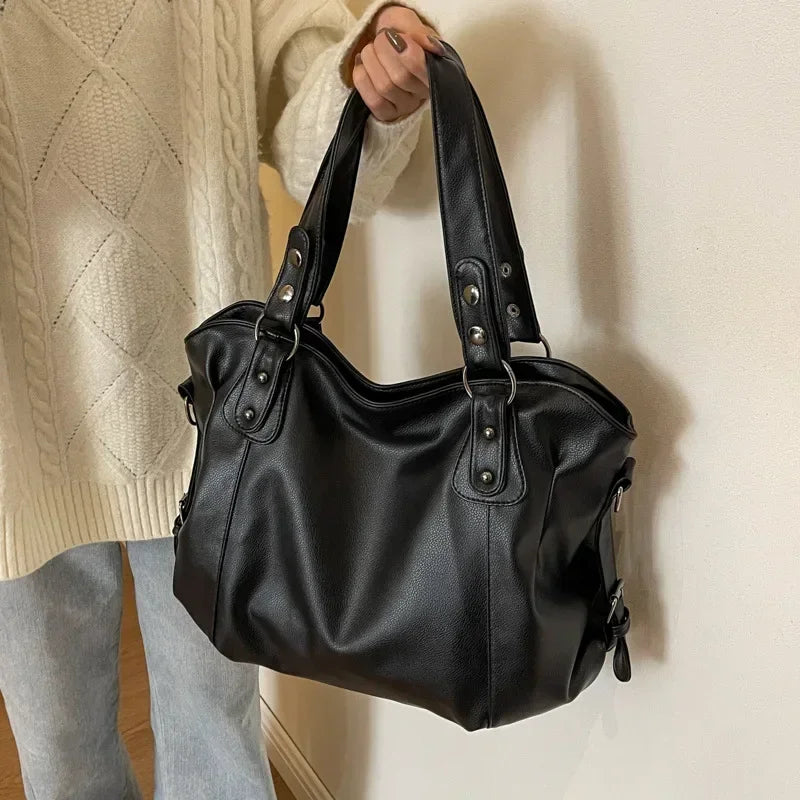 Lunelle - grand sac en cuir souple