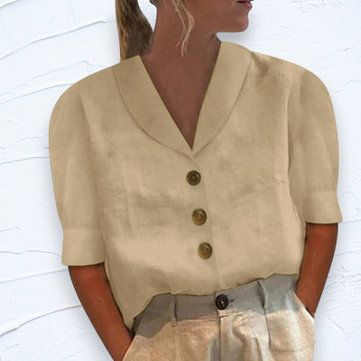 Lily - Top avec col et boutons