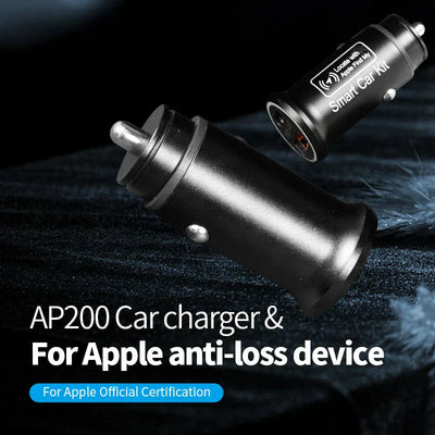 Tracker GPS OBD intelligente per auto - tracciamento del veicolo in tempo reale con funzione di ricarica e integrazione Apple Find My