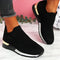 Zapatillas modernas sin cordones de punto con bloques de color para mujer | Perfectas para cualquier ocasión