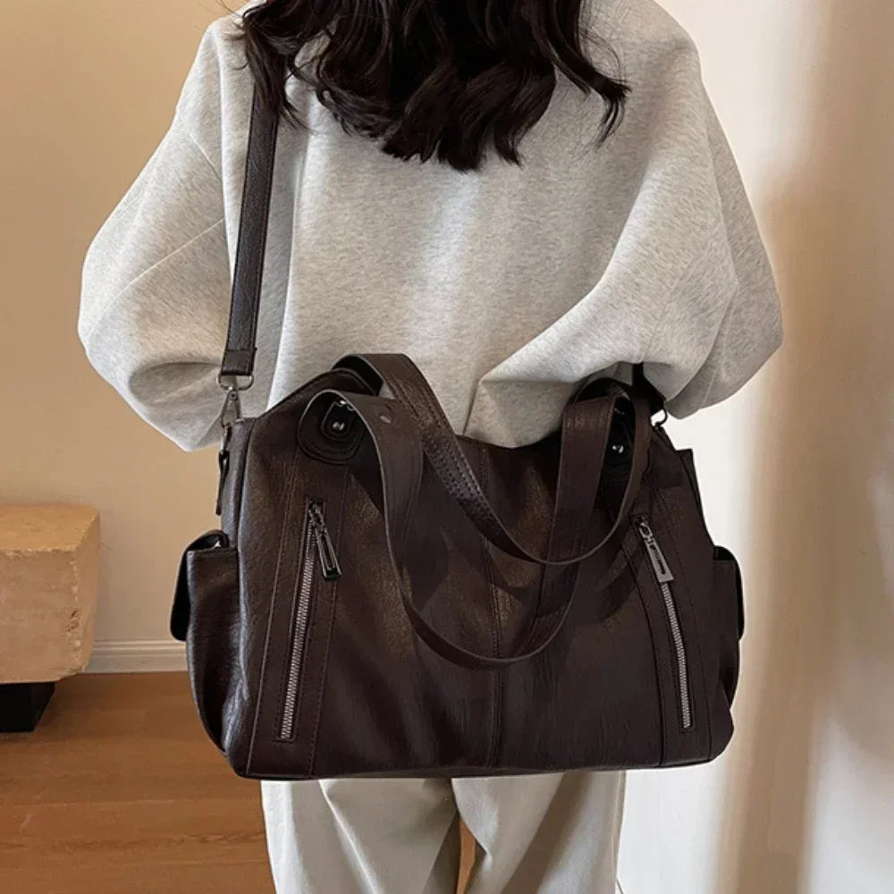 Aliona - Sac à école avec bandoulière et fermeture légère