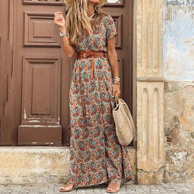 Vestido bohemio maxi Carol para mujer