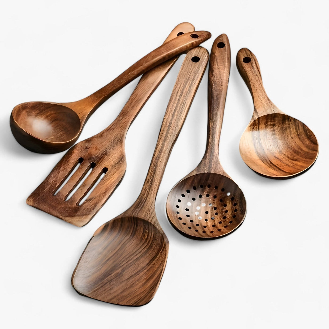 Set di pentole in legno EcoWood con 11 pezzi