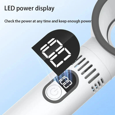 Ventilador de mano a batería - Ventilador USB sin aspas, portátil y súper silencioso
