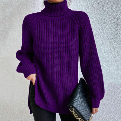 Elegante suéter de cuello alto - Veronika 