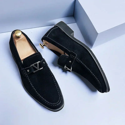 Salo - Mocasines negros para hombre