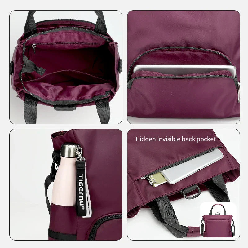 Sac à dos 3 en 1 femme - Sac à bandoulière léger - Détails de voyage - Capacité de 12 litres