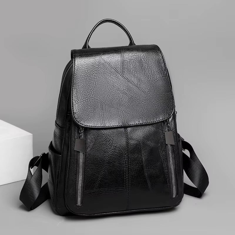 Zaino da donna in pelle alla moda | Borsa antifurto | Roswitha
