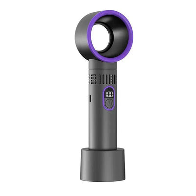 Ventilador de mano a batería - Ventilador USB sin aspas, portátil y súper silencioso
