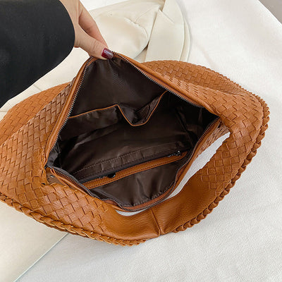 Borsa a tracolla in ecopelle intrecciata | Maria