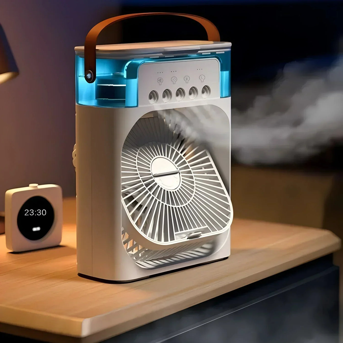 AirCooler Pro 3 en 1 - ventilateur, climatiseur et humidificateur avec éclairage LED couleur