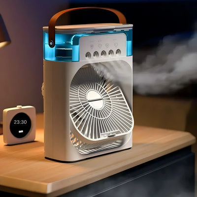 AirCooler Pro 3 en 1 - ventilateur, climatiseur et humidificateur avec éclairage LED couleur