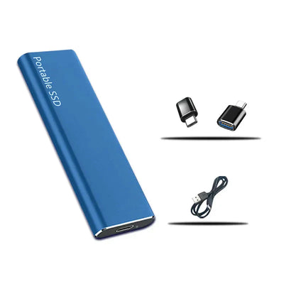 Unità SSD esterna da 4 TB - Unità di archiviazione ultraveloce, compatta e resistente