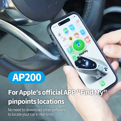 Tracker GPS OBD intelligente per auto - tracciamento del veicolo in tempo reale con funzione di ricarica e integrazione Apple Find My