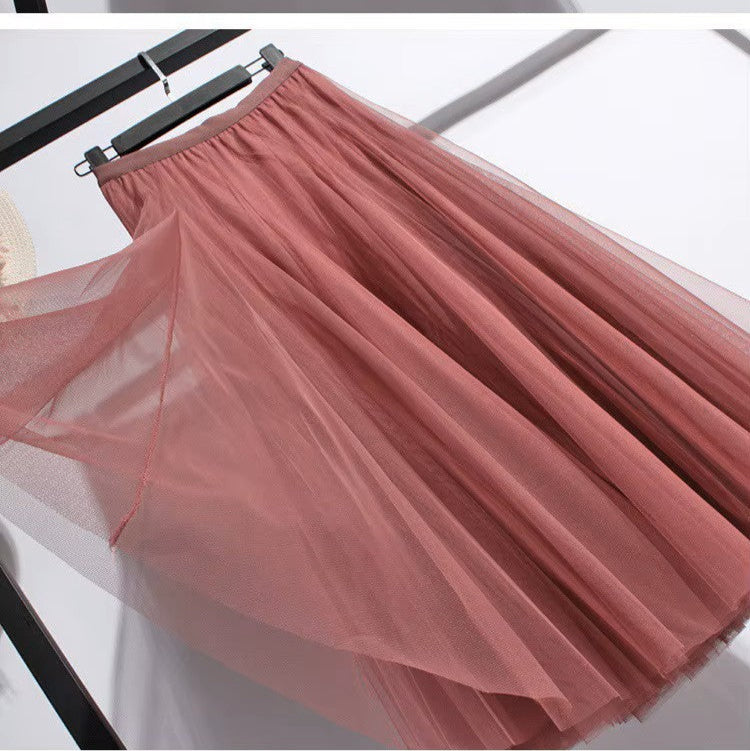 Gonna lunga in tulle
