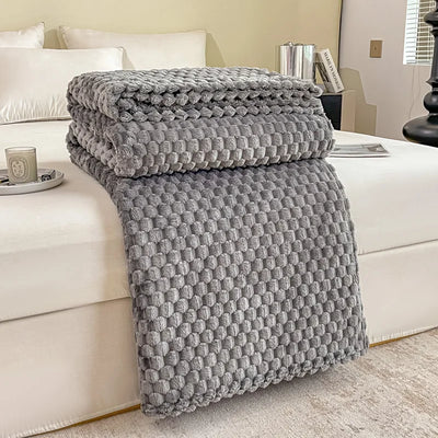 Couvre-échecs en velours doux et doux - couverture confortable et couvre-lit pour les adultes, les enfants et les animaux domestiques