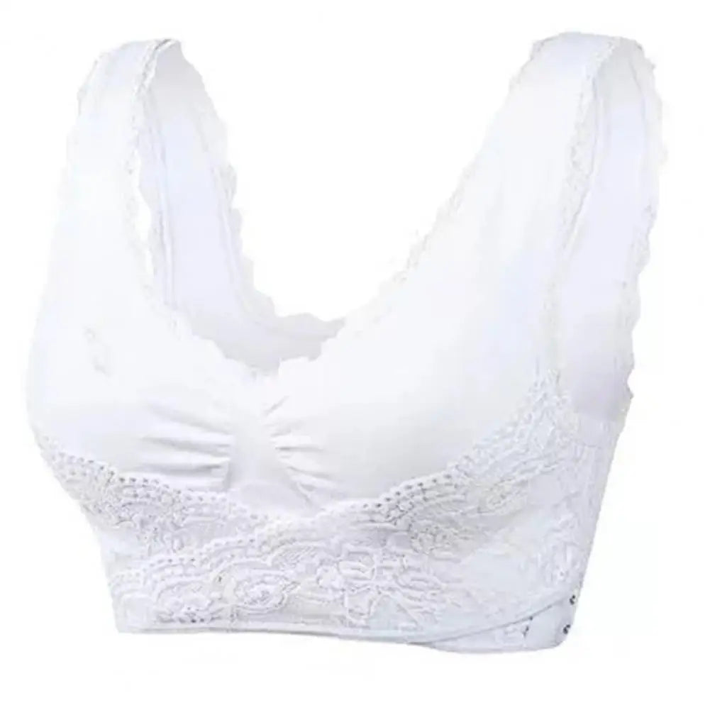 Gillian - Reggiseno senza fili da donna con fibbia frontale incrociata