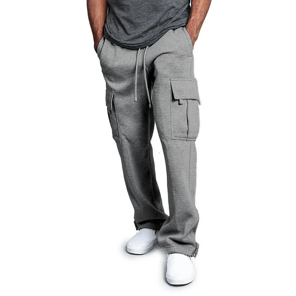 Pantaloni cargo multi-tasche da uomo