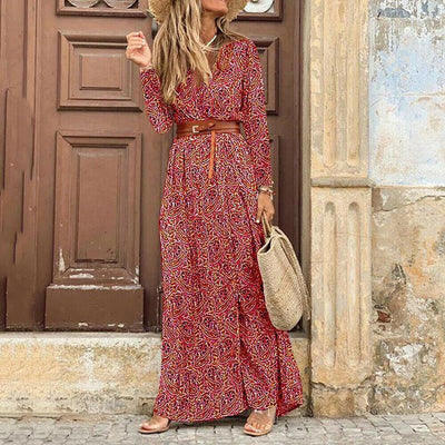 Vestido bohemio maxi Carol para mujer
