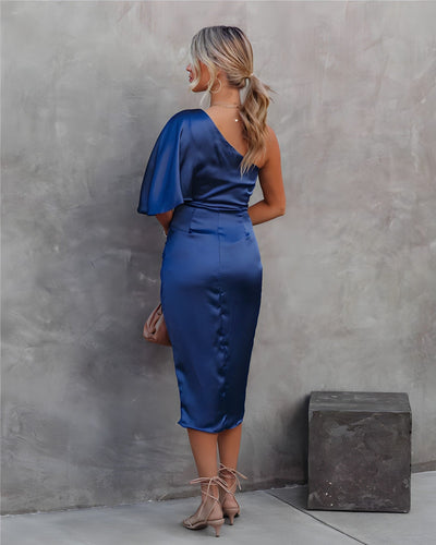Valentina | Elegante vestido de noche de seda 