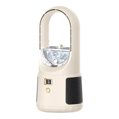 Ventilateur de table sans pales – Ventilateur USB silencieux avec batterie rechargeable pour chambre et bureau