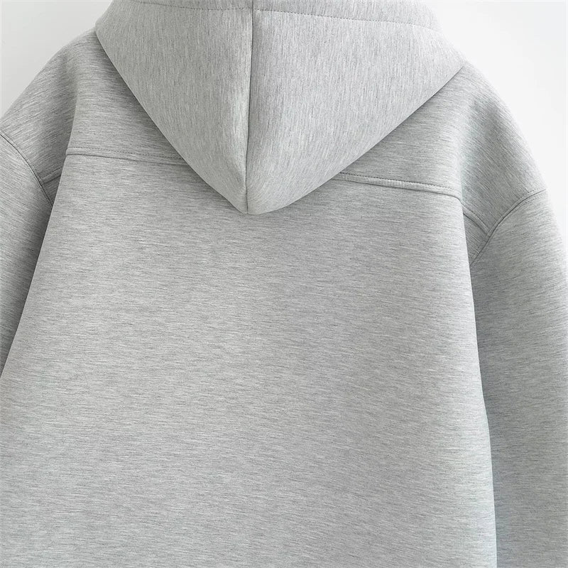 Chaqueta con cremallera para mujer 