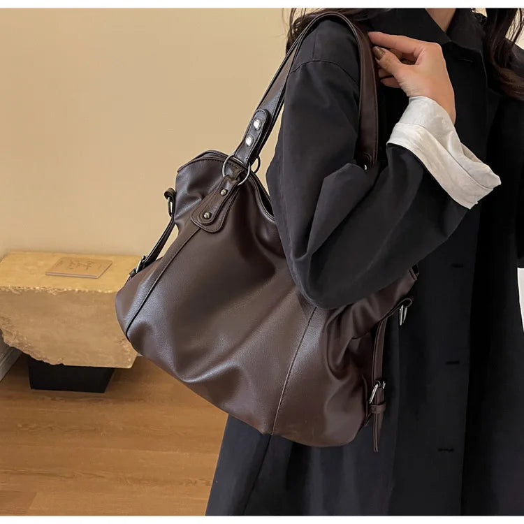 Lunelle - grand sac en cuir souple