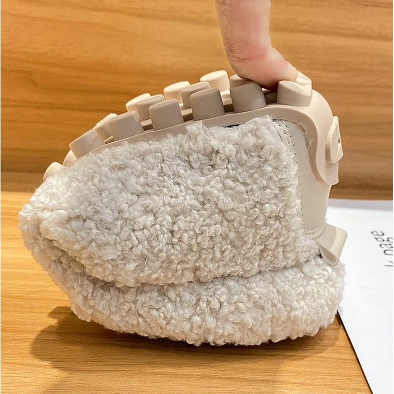Mocasines de felpa Arielle con suela antideslizante 