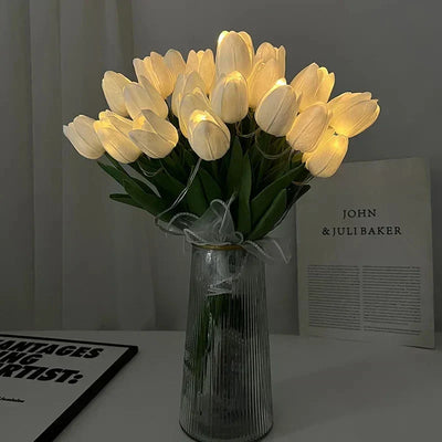 TulipGlow - Luce notturna portatile a LED a forma di tulipano