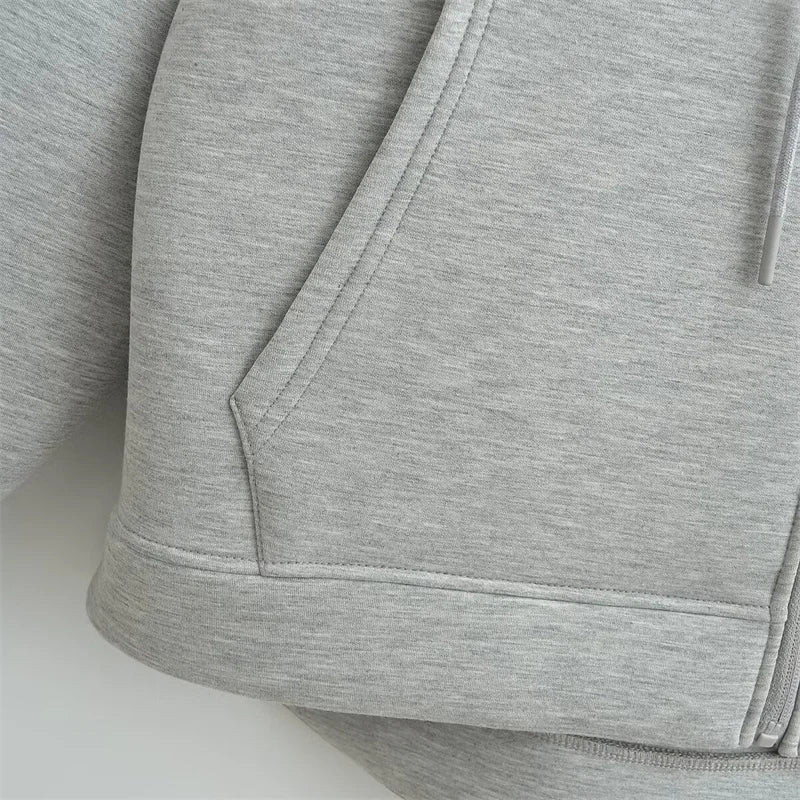 Chaqueta con cremallera para mujer 